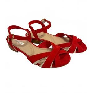 NEW REQINS women's palma sandals in red
